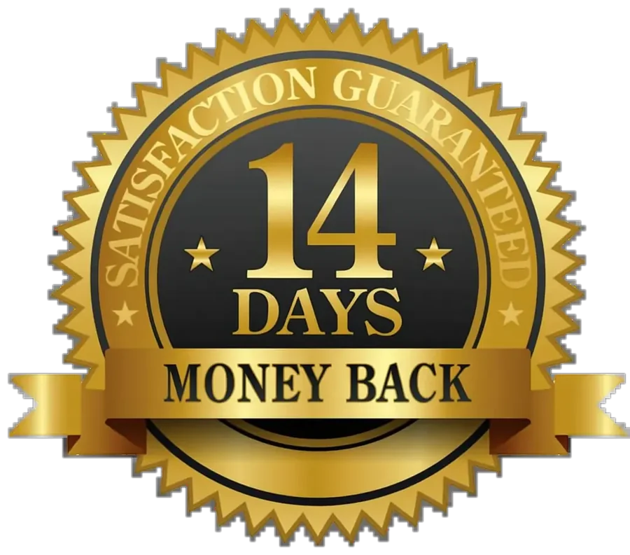 Apollo AI 14-day money-back guarantee badge