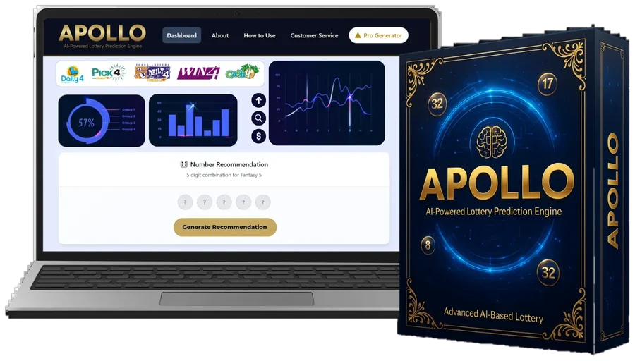 Apollo AI dashboard shown on a laptop screen